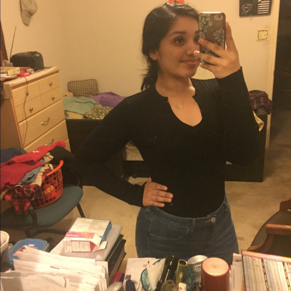 Black sweater